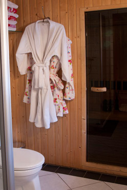 badkamer met sauna